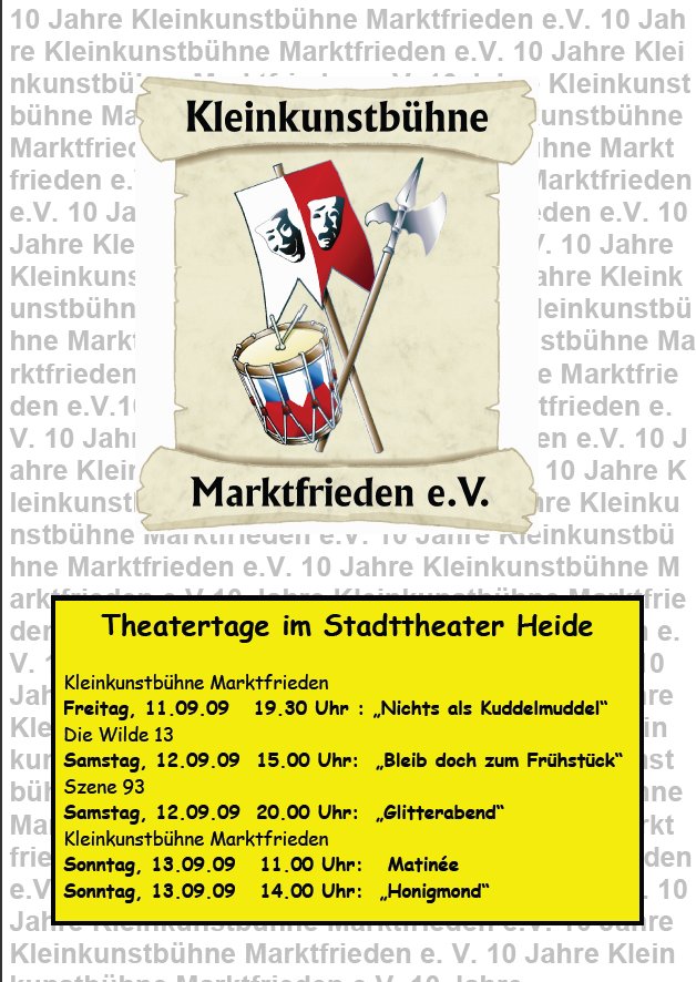 Plakat für 2009 - Heide